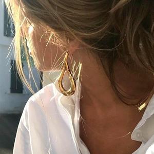 Chanel Golden Drop Earrings