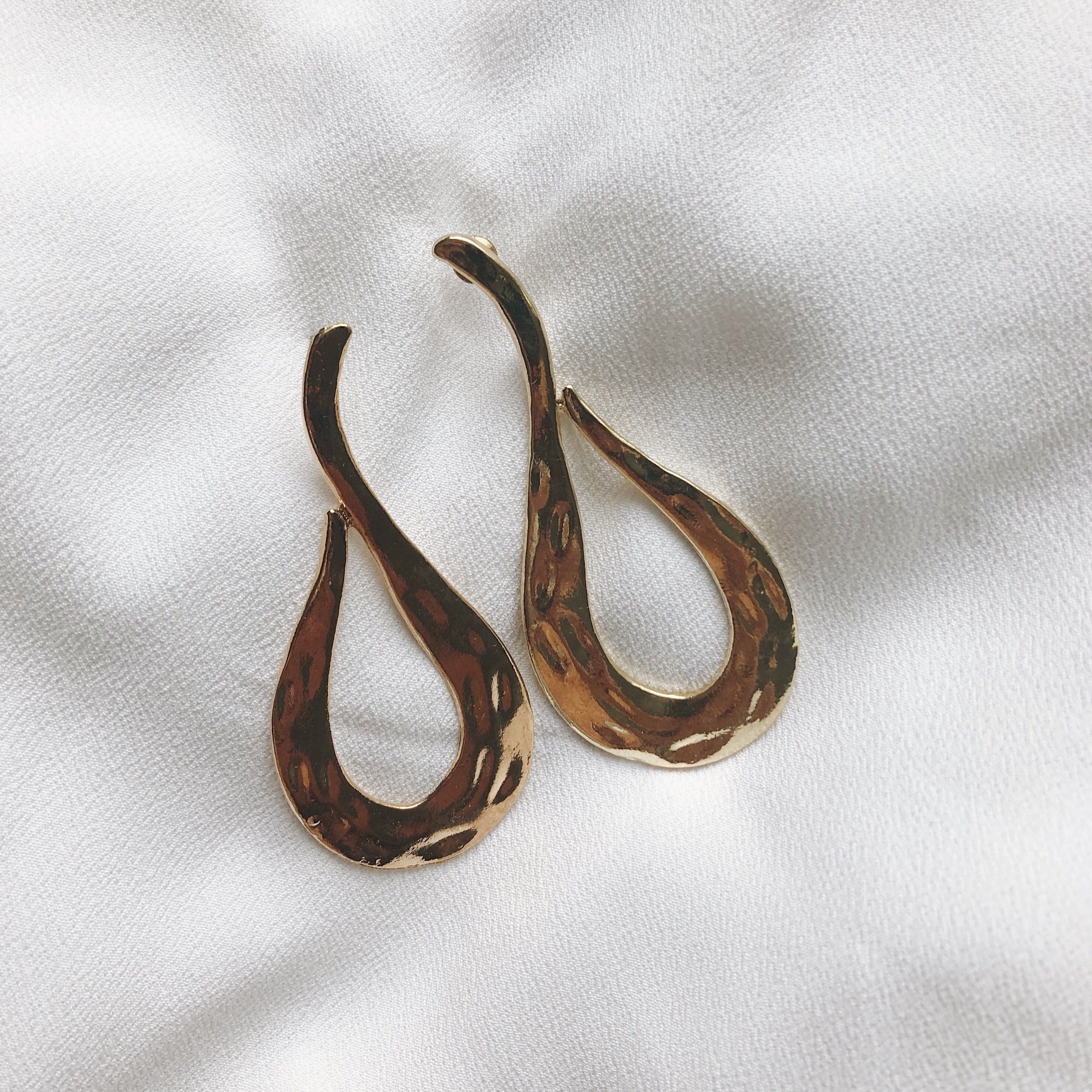 Chanel Golden Drop Earrings