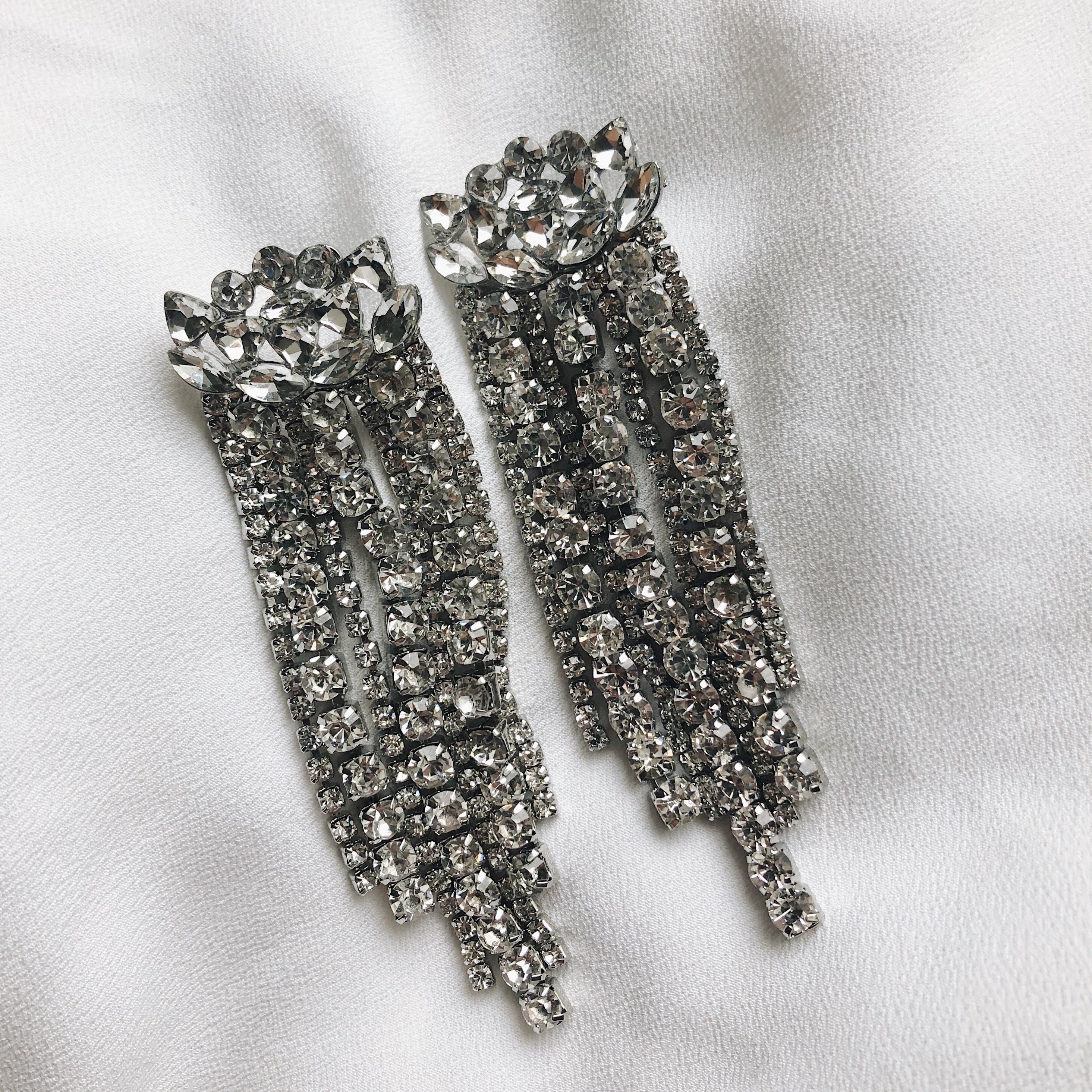 Thalia Crystal Fringe Earrings