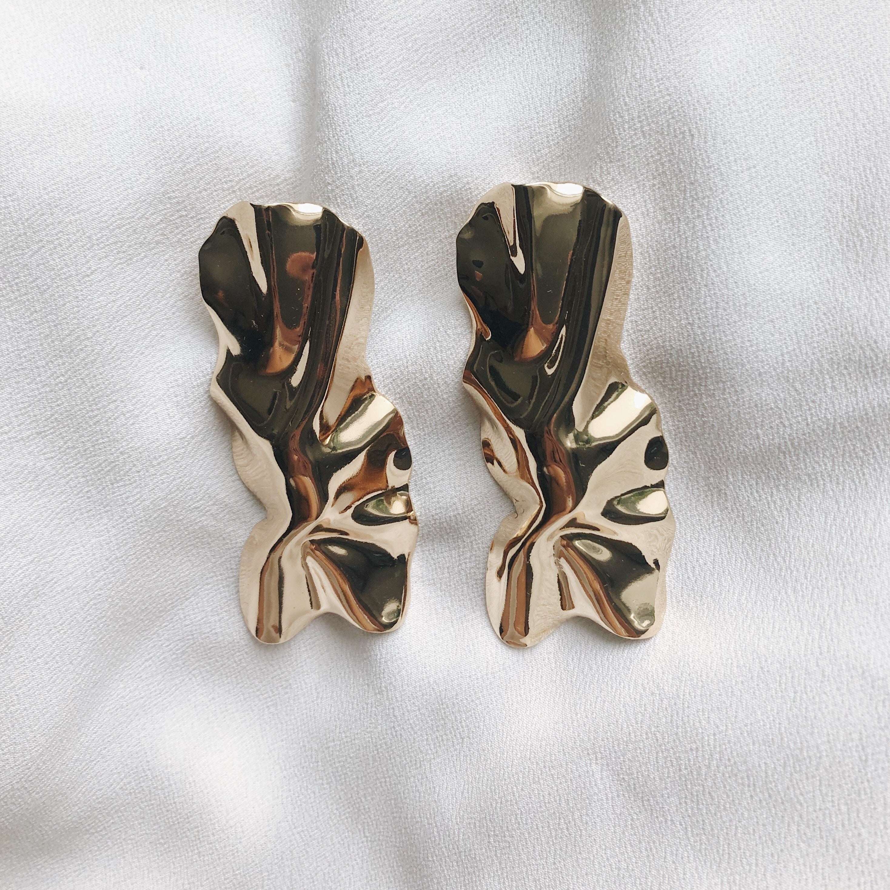 IIona Irregular Gold Earrings