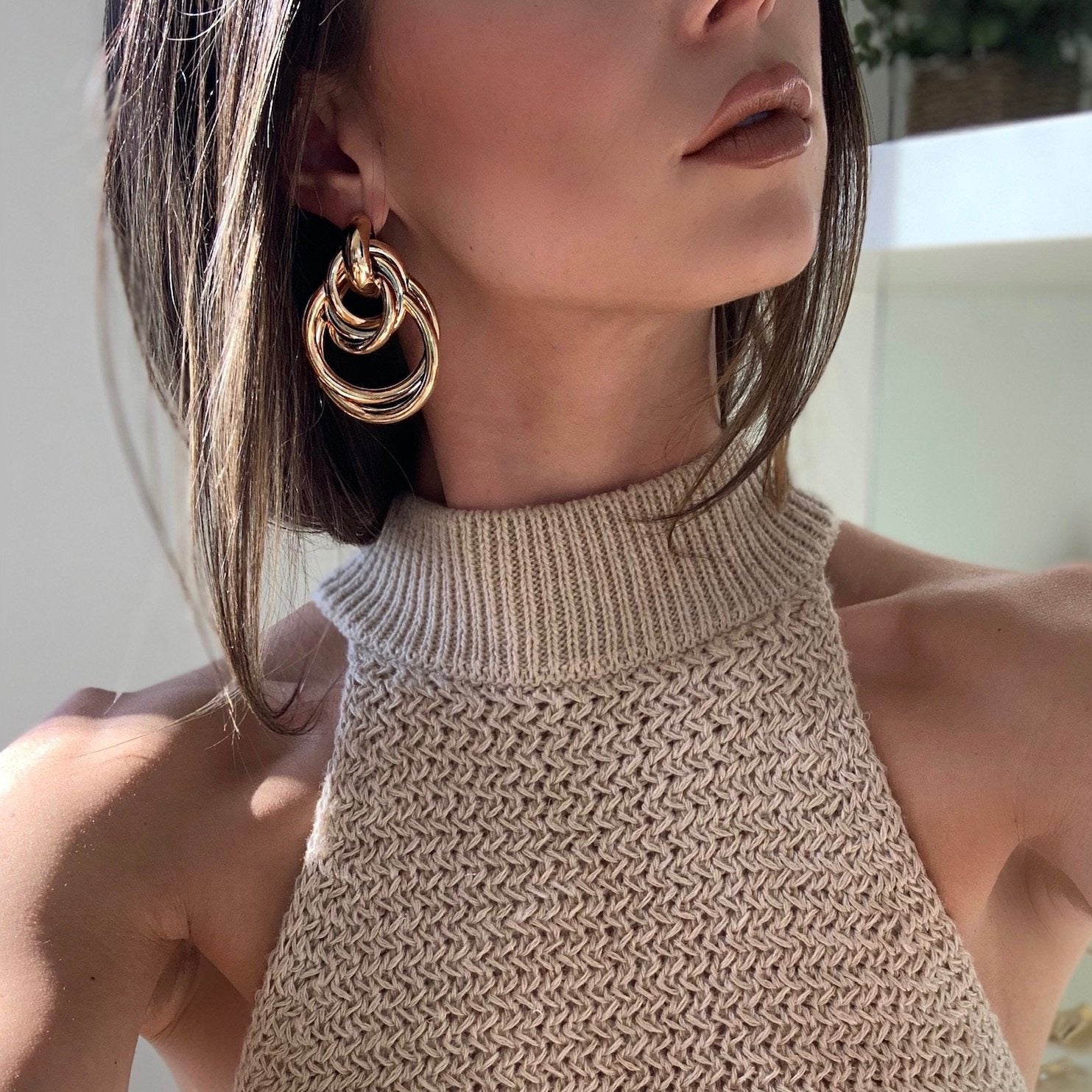 Sarah Double Earrings