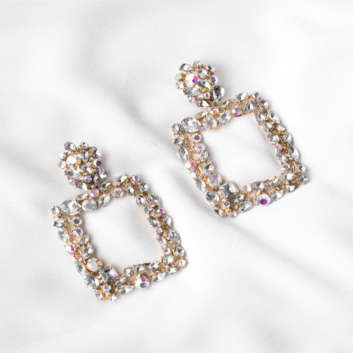 Marielle Square Sparkle Earrings